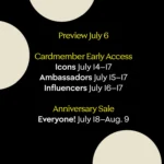2026 Nordstrom Anniversary Sale dates calendar graphic