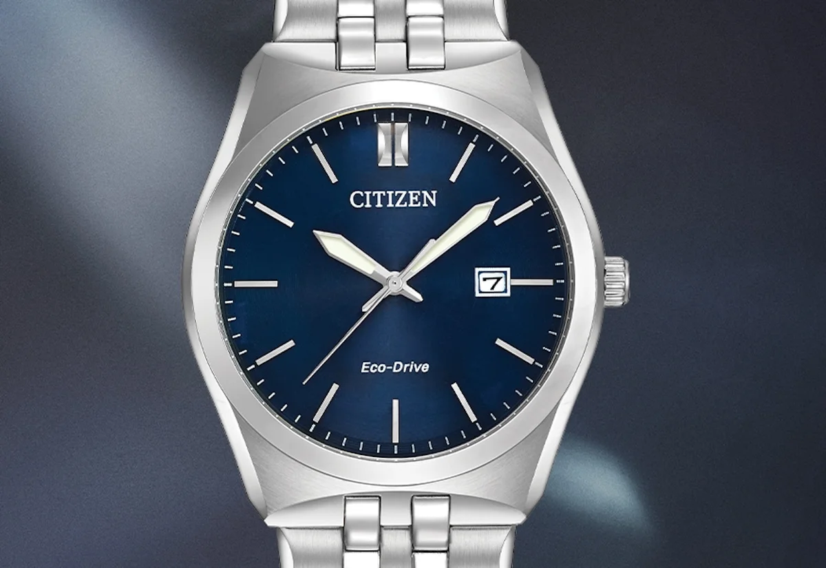 Citizen Corso Eco-Drive BM7330-59L blue dial in box