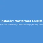 Instacart shopping cart with Mastercard payment option displayed