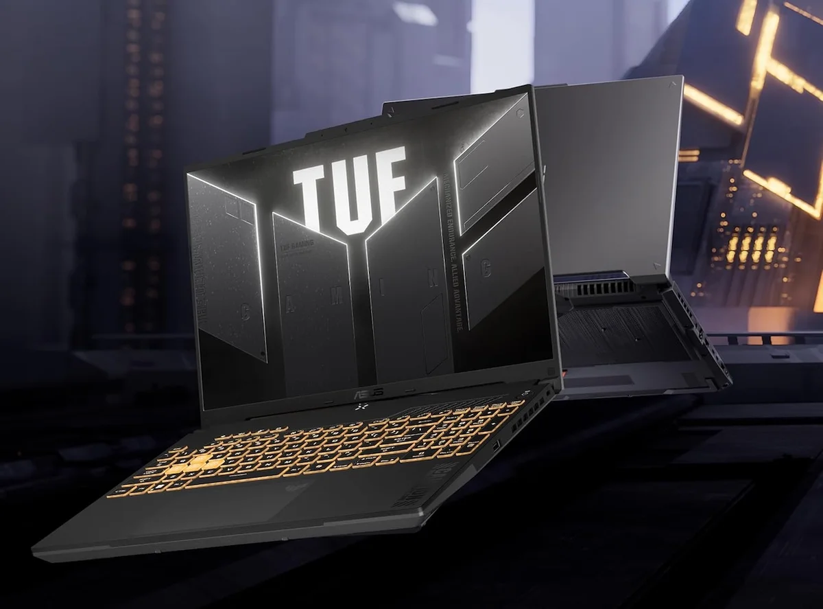 ASUS ROG Strix G16 gaming laptop with RGB keyboard, front view