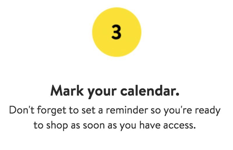 Mark your calendar for the sales dates